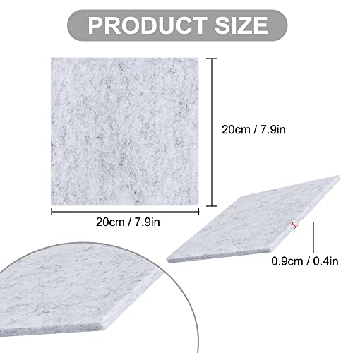 Vuzvuv 6 Pcs Black White Gray Square Cork Board Bar Strips With 35 Pushpins, Self-Adhesive Bulletin Board Strips No Damage For Wall, Felt Pin Board For Paste Notes, Photos, Schedules Offices Home #TOP1