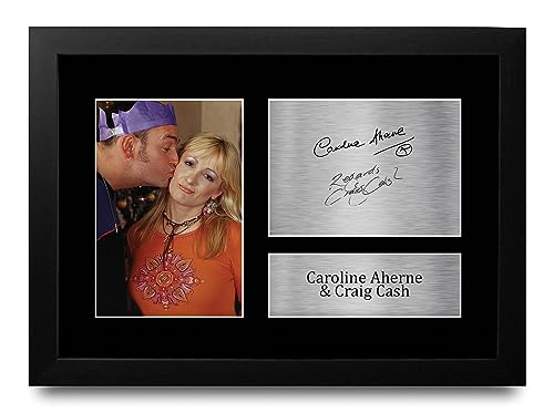 Cadeau pour fan de série TV photo signée Royle Family Caroline Aherne format A4