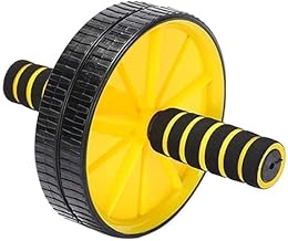 Anti Skid Double Wheel AB Roller with Knee Mat for Abs Abdominal Core Workout (Men and Women) Multicolor