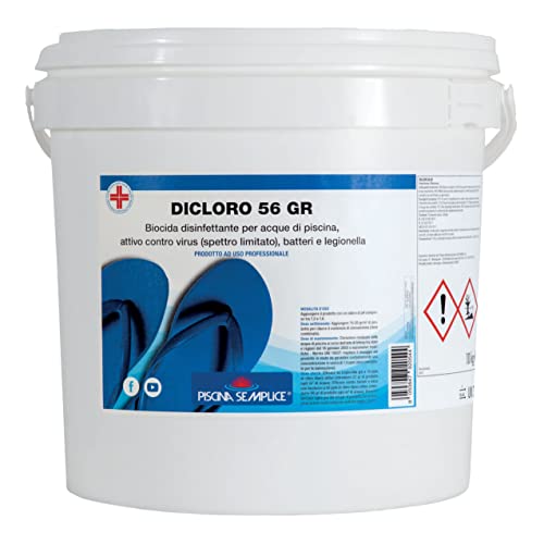 Piscina Semplice Chlorgranulat 56% für Pools 10 kg