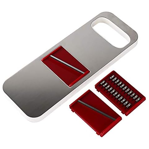 Mandoline Vegetable Slicer Kitchen Food Choppers Julienne Slicer/Blades/Fruit Julienne Slicer/Cutter/Chopper/Grater Potatoes Onions 3 Blades Cover