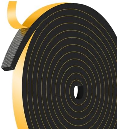 Weather Stripping High Density CR Door Window Seal 1/2 in x 1/4 i...