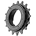 MOHEGIA シングルスピード バイク用フリーホイール:16T 1/2x1/8インチ 自転車用フリーホイール対応 - ネジ式ハブ 交換パーツ - ブラック