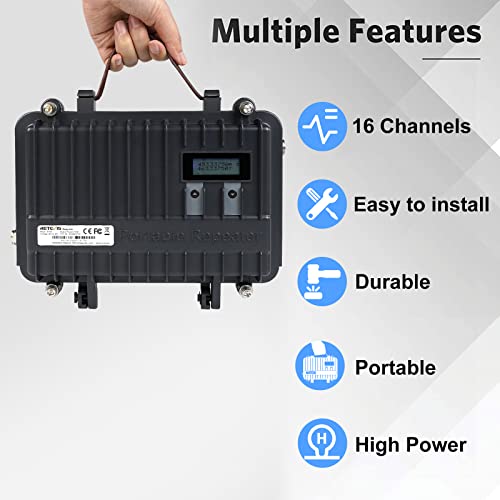 Image of Retevis RT97 Full Duplex Radio Repeater, Customizable Analog, 16CH (1 Pack)