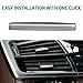 Air Vent Clip Tab Chrome-Plated Trim for BMW F15 F85 F16 F86 X5 X6 X5M X6M A/C Vent Outlet Paddle Strip Chrome Trim