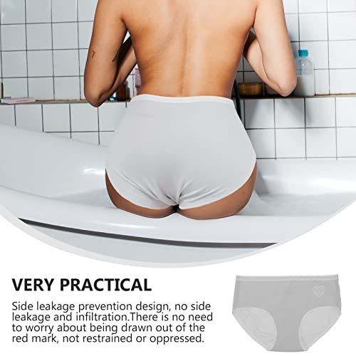 1 Unidade Roupa Interior Antibacteriana De Cintura Média Calcinha Higiênica Calças Femininas Para In