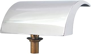 Brass Chromed Cartridge Thermostatic Bath Waterfall Inlet Tap Mixer Faucet for Bathtub Handle Shower and Massage Bathtub, Auto-Thermostat Control, Split Triple Handle (Waterfall Tap 7)