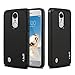 J&D Case Compatible for LG Aristo/LG Phoenix 3 / LG K8 2017 / LG Fortune Case, Heavy Duty [Dual Layer] Hybrid Shock Proof Protective Rugged Bumper Case for LG Aristo, LG Phoenix 3 Case - Black
