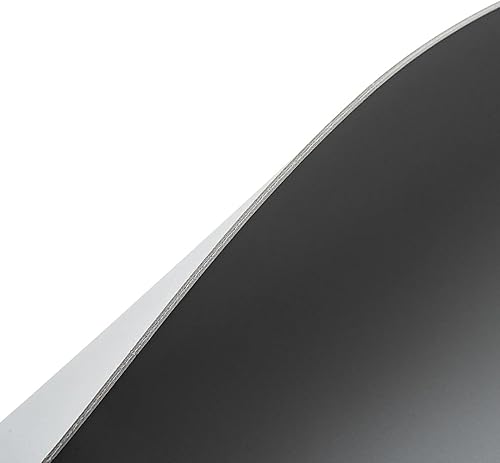 Miniatura 6 de Restaurantware Mantel individual ovalado de vinilo gris - En relieve - 16 x 12 pulgadas - Caja de 6 unidades