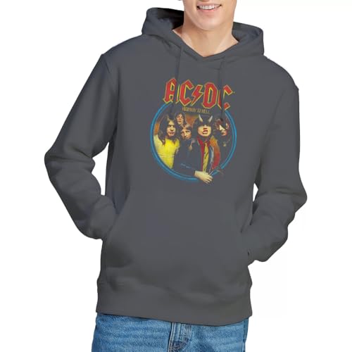 Image of AC/DC ACDC Highway To Hell Hoodie, Charcoal, Small