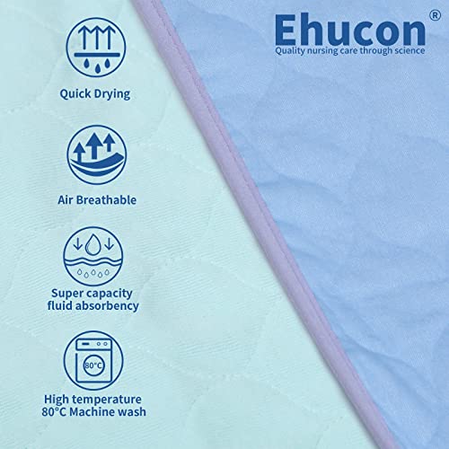 Image of Highly Absorbent Wheelchair Incontinence Pad for Elderly Care,4-Layer Soft Waterproof Seat Pads with Two Loop Handles, Washable and Reusable-18.9 inchX33.9 inch (Pack of 1 Count)