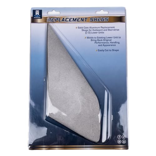 T-H Marine Solid Cast Aluminum Replacement Skeg for Outboard and Sterndrive Lowers - Weld-On Marine Repair Skeg for Performance Restoration - Mercury V6 Outboards and Mercruiser Stern Drives (I/Os) by T-H Marine - Image 3