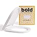Produktbild Bold D-Form Toilettendeckel mit Absenkautomatik - Klobdeckel mit Softclose - WC-Sitz - bruchsicher - Klobrille - Abnehmbar - kein knallen  weiß