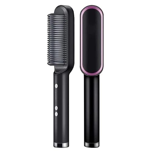 ZANIC's Hair Straightener Comb for Women & Men, Hair Styler, Straightener machine Brush/PTC Heating Electric Straightener with 5 Temperature Control Hair Straightener For Women 1 41oSoSPjNlL. SL500