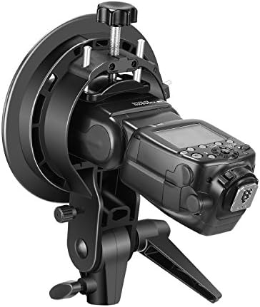 Neewer S-Type Bracket Holder with Bowens Mount for Speedlite Flash Snoot Softbox Beauty Dish Reflector Umbrella