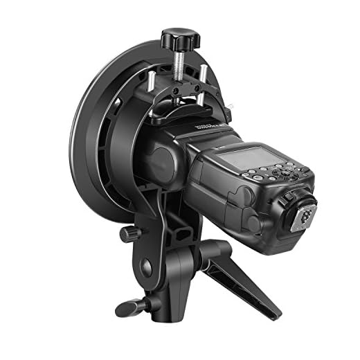 Neewer S-Type Bracket Holder with Bowens Mount for Speedlite Flash Snoot Softbox Beauty dish Reflector Umbrella