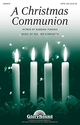Choral SCORE A Christmas Communion SATB pour animer la messe de minuit en église
