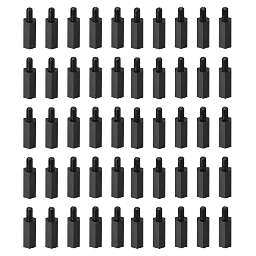 YOKIVE 150 Pcs M3 Standoff Screws, Nylon Hex PCB Standoffs with High Insulation Effect, Keep Height Consistent