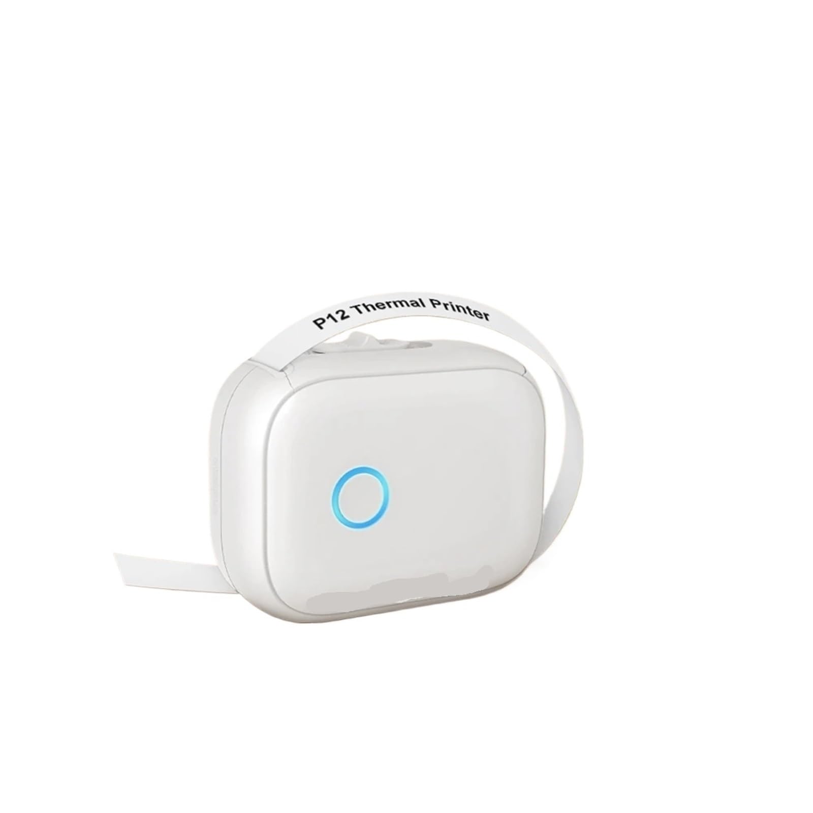 Producent etykiet, Drukarka Etykiet Bezatramentowych P12 Z Bezprzewodową Technologią Bluetooth I Funkcją Termiczną, do domu, kuchni, biura(Green Printer)