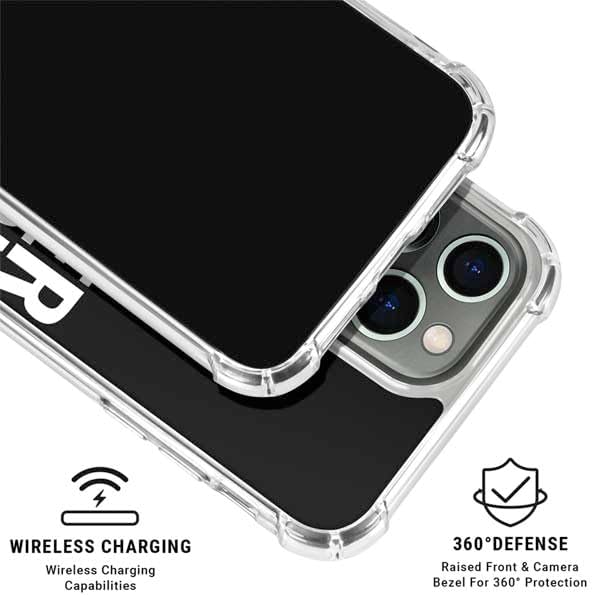 Skinit Clear Phone Case Compatible with iPhone 15 Pro Max - Officially Licensed NFL Las Vegas Raiders Team Motto Design