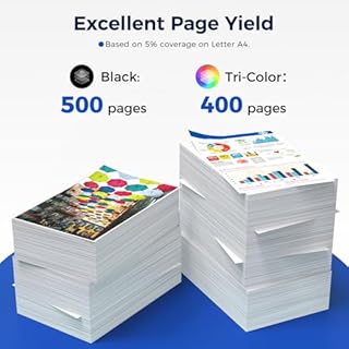 245XL 246XL Ink Cartridge Replacement for Canon 245 246 XL PG245 CL246 for Canon PIXMA MG2525 MG3022 MX490 TS202 TS3322 TR4520 TS302 TR4527 Cannon Printer Ink Cartridges (1 Black, 1 Color Combo)