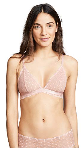 Cosabella Sutiã feminino Sweet Treats Dots Triangle, Rosa lunar, Petite