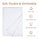 Amazon Basics Badetuch Set für Badezimmer, schnelltrocknendes, saugfähiges Handtuch-Set, 100 % Baumwolle, 2 Badetücher, 70 x 140 cm, 2 Stück, Weiß