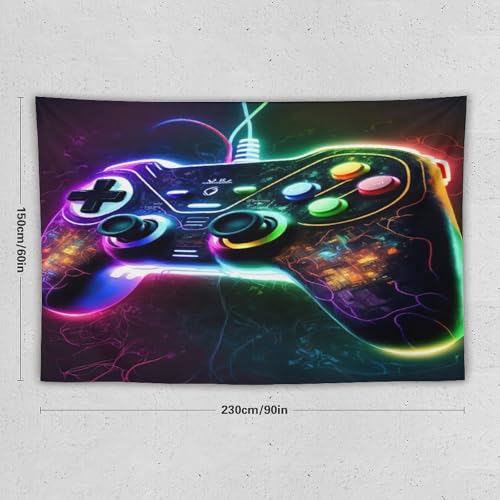 Tenture Esthétique Gaming pour Déco de Dortoir et Studio Étudiant - 2