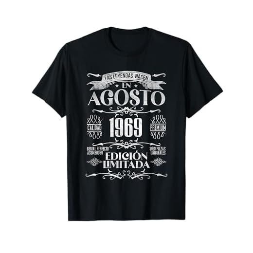 Las Leyendas nacen en Agosto de 1969 - 53 años Cumpleaños Camiseta