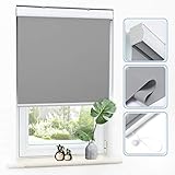 kassettenrollo mit seitlichen führungsschienen ❶【umweltfreundliche Material】: Unser Springrollo besteht aus widerstandsfähigem, 100% Lichtundurchlässig Polyester. 300D Undurchsichtige Beschichtung auf Rückseite bietet 100% Abdunklung ohne chemischer Geruch. Der Stoff ist Wasserdichtund pflegeleichtmit die feuchten Tuch. Das schnurlos Rollo ist sicherer und bequemer, ist es für jeden Raum geeignet wie Schlafzimmer, Kinderzimmer, Büro, Bad oder Wohnzimmer usw.