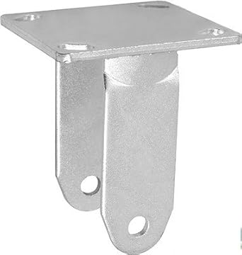 CasterHQ - 4" X 2" Rigid Caster Yoke/RIG/Fork/Frame / - Capacity UP to 1,000 LBS Replacement