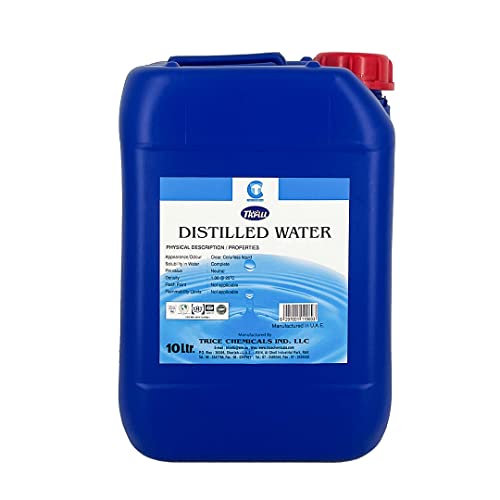 Thrill Distilled Water 10L Can – Premium Purity for Laboratory, Industrial, and Household Needs