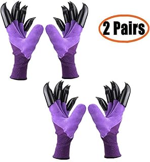 Claws Garden Gloves Women（2019 Upgrade）, Waterproof and Breathable Garden Gloves for Digging Planting