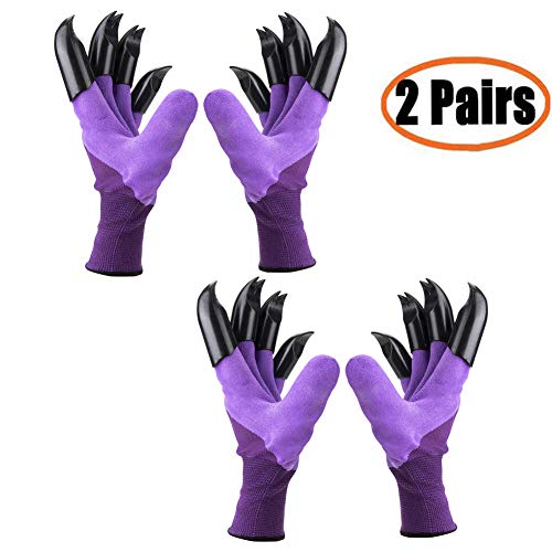 Claws Garden Gloves Women（2019 Upgrade）, Waterproof and Breathable Garden Gloves for Digging Planting