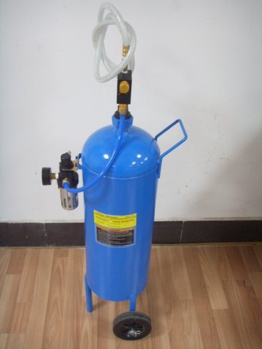 GudCraft 40lb Portable Soda Blaster Paint Remover on wheels