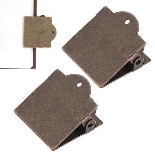 Vintage Metal Journal Clip Set