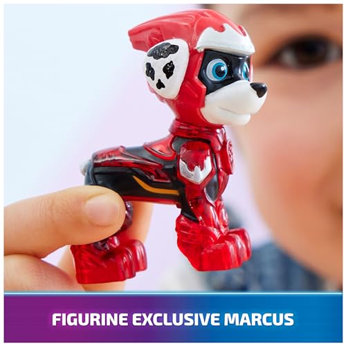 Paw Patrol Pat Patrouille Véhicule + Figurine Marcus du Film Voiture Figurine À Collectionner Sons Lumières Pat Patrouille Jouet Voiture pour Enfant et + - vue 6