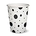 Produktbild 10 Pappbecher Irregular Dots - Schwarze Punkte 0,3l Ø8,5 x H10,2cm