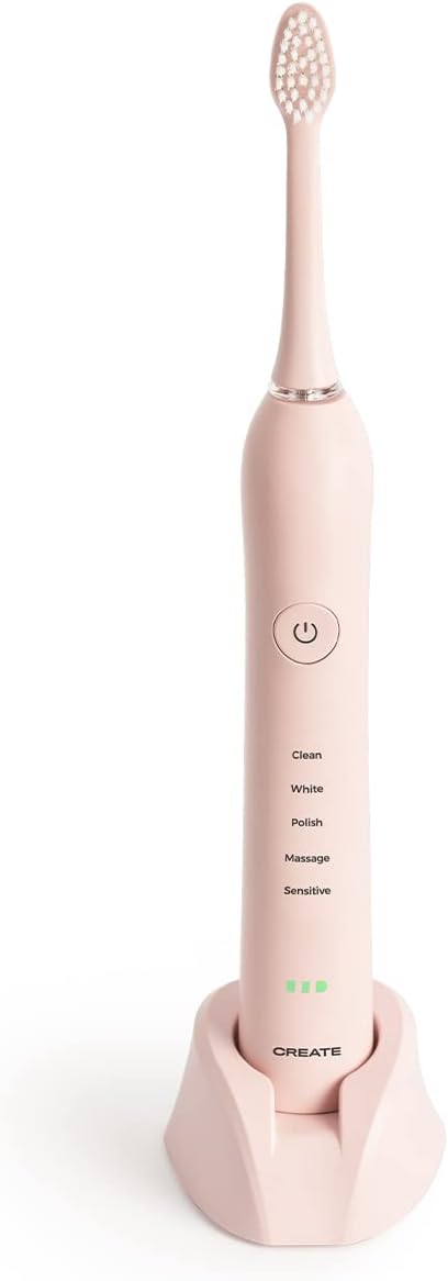 CREATE SONIC PEARL Cepillo de Dientes EléctricoCabezal Extraíble