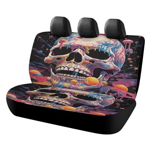 Funda universal lavable para asiento de coche trasero compatible con furgonetas y SUV