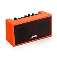 🎸Two Tone Channels: LEKATO GA-02 Mini Guitar Amp has two effect channels(Clean/Distortion), which can be switched by one button. You can choose different tones by adjusting "GAIN" and "TONE" to play different styles of music. You can adjust the “VOLU...