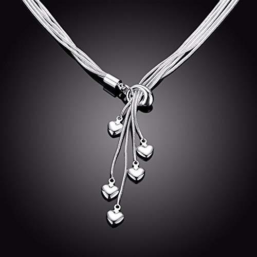 Collier chaîne en argent résistant au ternissement avec pendentif - 5