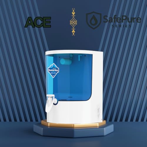 Image of Aqua Ultra Copper RO Water Purifier with UV+UF and TDS Controller | 9Liter | Fully Automatic Function and Best for Home and Office | ISI marked (Classic Black) (Blue-Combo Deal)