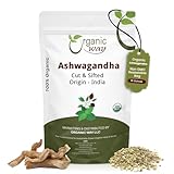 Organic Way Ashwagandha Root Cut & Sifted (Withania somnifera) - Organic & Kosher Certified | Vegan, Non GMO & Gluten Free | USDA Certified | Origin - India (1LBS / 16Oz.)