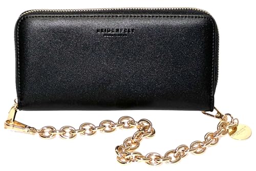 Smilla Clutch Black SEIDENFELT MANUFAKTUR porte-monnaie pochette noir chic