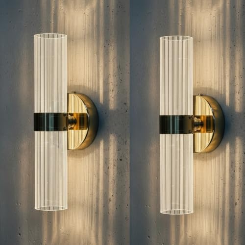 Image of Lyse Decor Wall Lights for Home Decoration LED Wall Light with 3 Color Modes, Easy Installation, Ideal for Modern Interiors, Bedroom, Living Room, Hallway, Office (2, WL95)