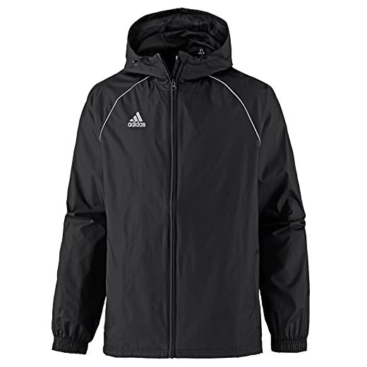adidas CORE18 RN JKT Chaqueta Deportiva, Hombre, Negro (Black/White), L