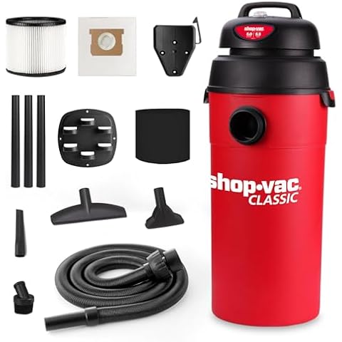 Shop-Vac 5 Gallon Wet/Dry Vacuum with 18' Extra Long Hose Cover