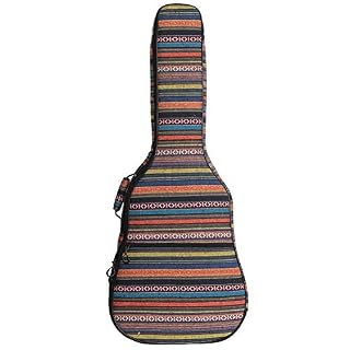Rubyu Housse pour Guitare Acoustique étanche et résistante aux Chocs pour Guitares acoustiques et Classiques 40 à 41… - Les Beatles, Paul McCartney, John Lennon, RIngo Starr, George Harrison