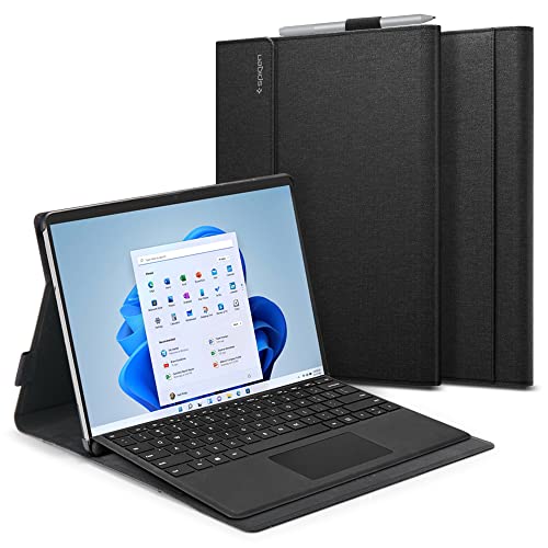 Spigen Stand Folio Compatível com Surface Pro 8 Capa Case (2021) - Preto